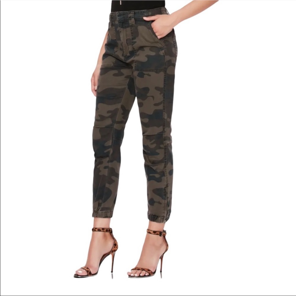 AFRM Camo High Waist Crop Ankle Jogger Pants - Picture 3 of 9